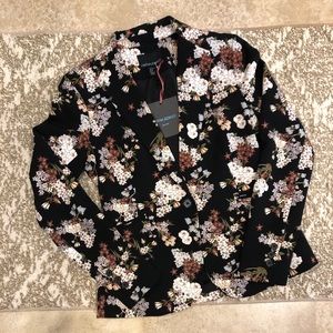Cynthia Rowley Floral Blazer